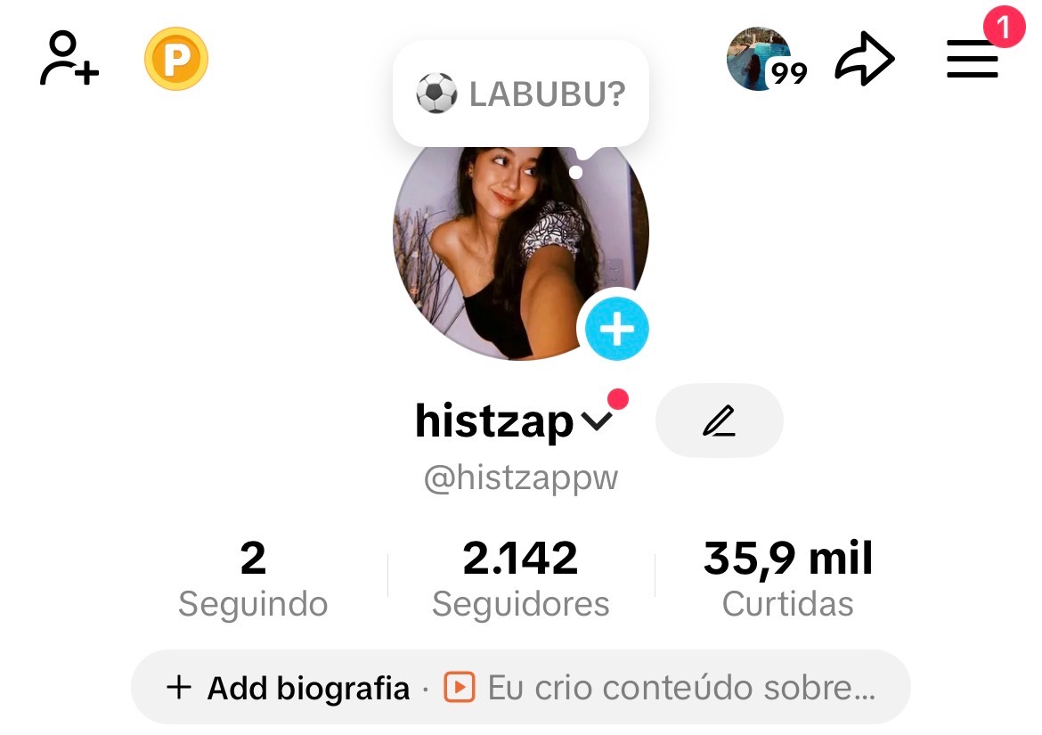 Conta Tiktok Shop +2K de Seguidores