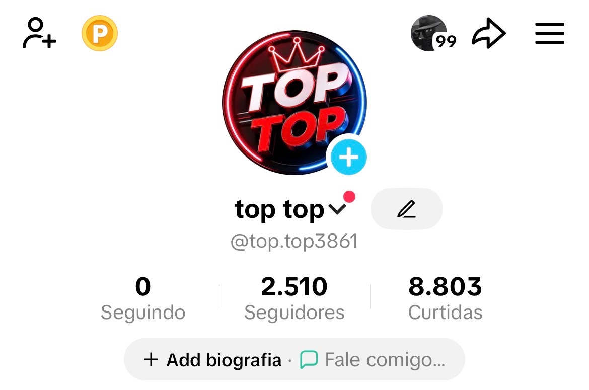 Conta Tiktok Shop +2K de Seguidores