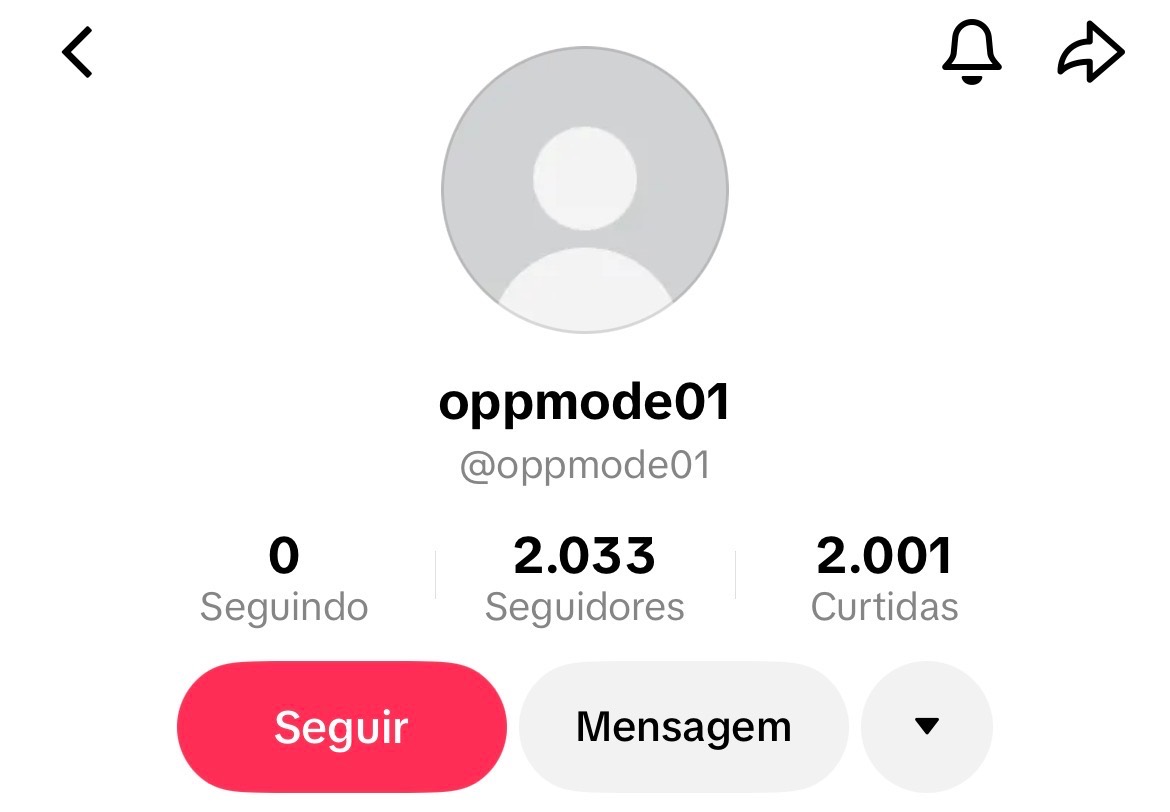 Conta Tiktok Shop +2K de Seguidores